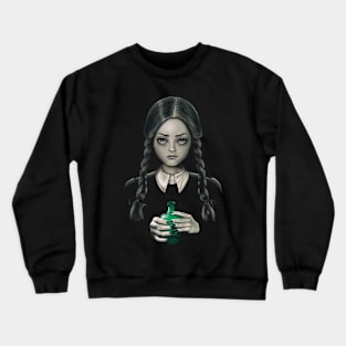 Little cute girl Crewneck Sweatshirt